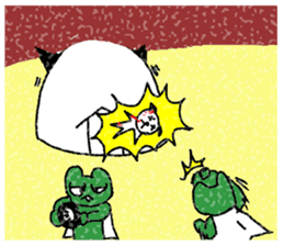 Sticker that is a cartoon story1 sticker #4079562