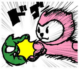 Sticker that is a cartoon story1 sticker #4079564