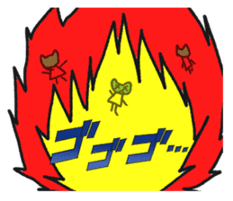 Sticker that is a cartoon story1 sticker #4079566