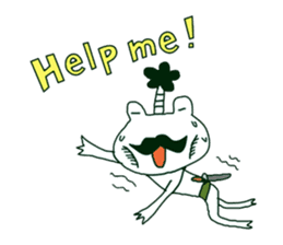 Frog Samurai sticker #4079864