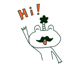 Frog Samurai sticker #4079865