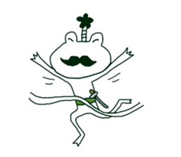 Frog Samurai sticker #4079886