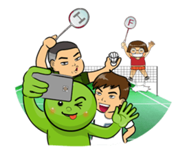 Mr.PB & Crazy Badminton Friends sticker #4080064