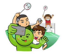 Mr.PB & Crazy Badminton Friends sticker #4080064