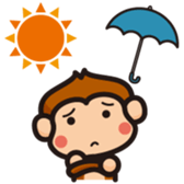 simple monkey part2 sticker #4080336