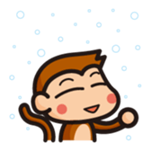 simple monkey part2 sticker #4080346