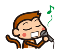 simple monkey part2 sticker #4080361