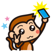 simple monkey part2 sticker #4080368