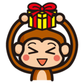 simple monkey part2 sticker #4080372