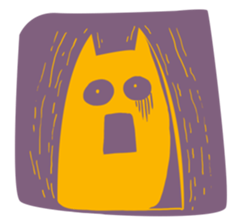 Purple Cat sticker #4080458