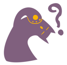 Purple Cat sticker #4080459