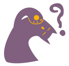 Purple Cat sticker #4080459