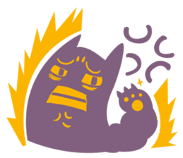 Purple Cat sticker #4080465