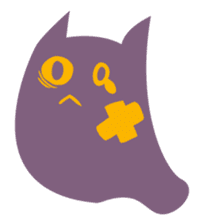 Purple Cat sticker #4080479
