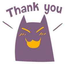 Purple Cat sticker #4080480