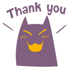 Purple Cat sticker #4080480