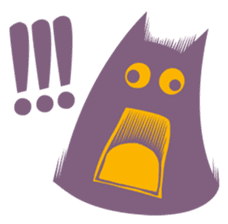 Purple Cat sticker #4080488