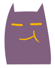 Purple Cat sticker #4080492