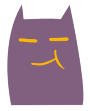 Purple Cat sticker #4080492