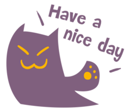 Purple Cat sticker #4080493