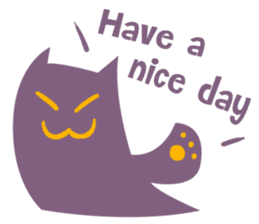Purple Cat sticker #4080493