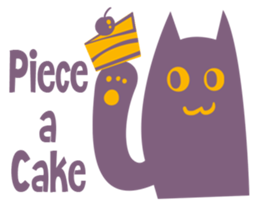 Purple Cat sticker #4080494