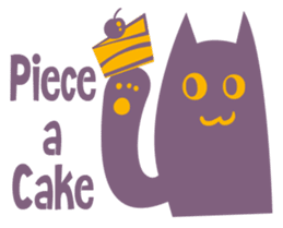 Purple Cat sticker #4080494