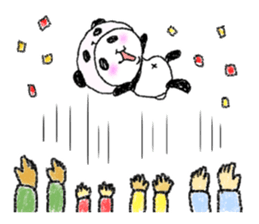 Panda in panda (spring version) sticker #4080698