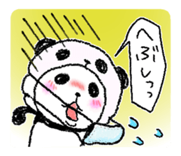 Panda in panda (spring version) sticker #4080701