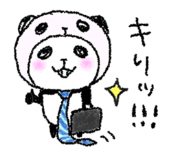 Panda in panda (spring version) sticker #4080708