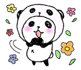 Panda in panda (spring version) sticker #4080723