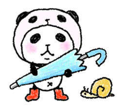 Panda in panda (spring version) sticker #4080732