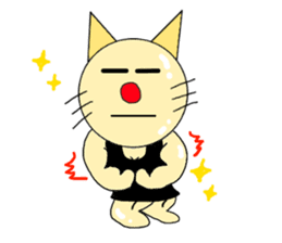 The Muscle Cat sticker #4081459