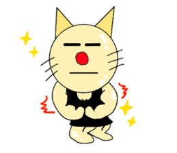 The Muscle Cat sticker #4081459