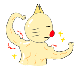 The Muscle Cat sticker #4081460