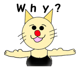 The Muscle Cat sticker #4081465