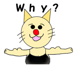 The Muscle Cat sticker #4081465