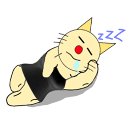 The Muscle Cat sticker #4081466