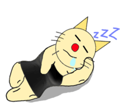 The Muscle Cat sticker #4081466