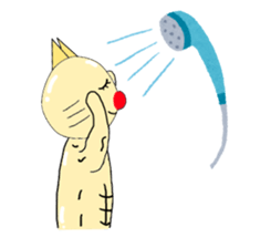 The Muscle Cat sticker #4081477