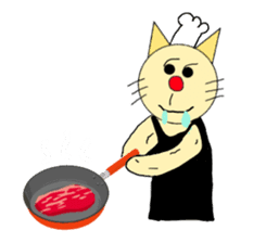 The Muscle Cat sticker #4081480