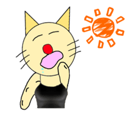 The Muscle Cat sticker #4081482