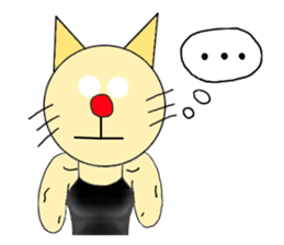 The Muscle Cat sticker #4081492
