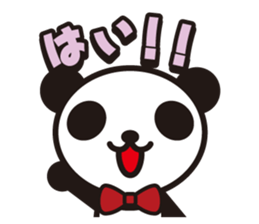 white&black panda vol.9 sticker #4081668