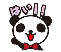 white&black panda vol.9 sticker #4081668