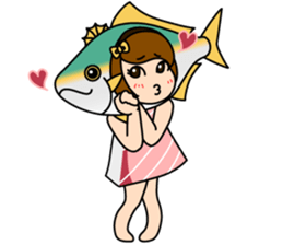 [3rd dish] Natural Yellowtail sticker #4081816