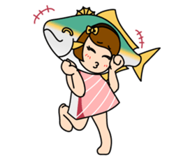 [3rd dish] Natural Yellowtail sticker #4081817