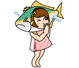 [3rd dish] Natural Yellowtail sticker #4081818