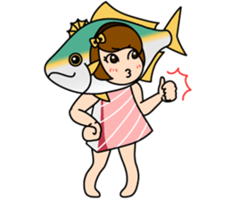 [3rd dish] Natural Yellowtail sticker #4081819