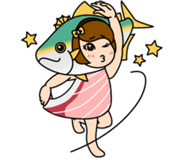 [3rd dish] Natural Yellowtail sticker #4081820